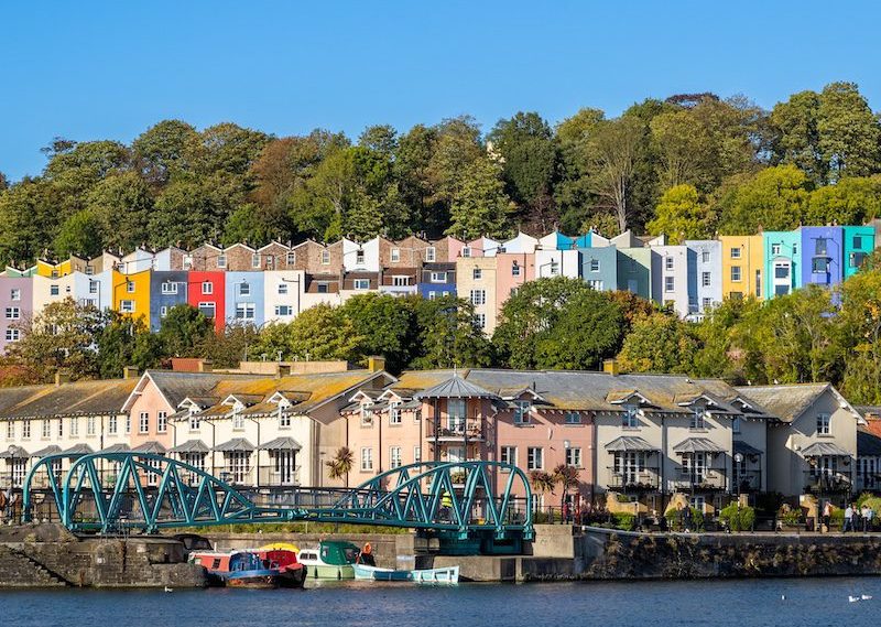 Row of Bristol Houses that would require a RICS Level 2 Survey