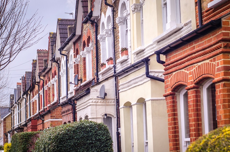 Row of Victorian Houses for a Level 3 Survey 